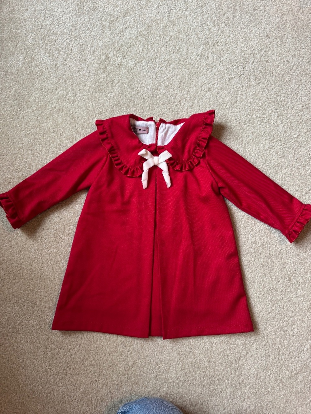 Phi Clothing Red Holiday Dress size 2 years